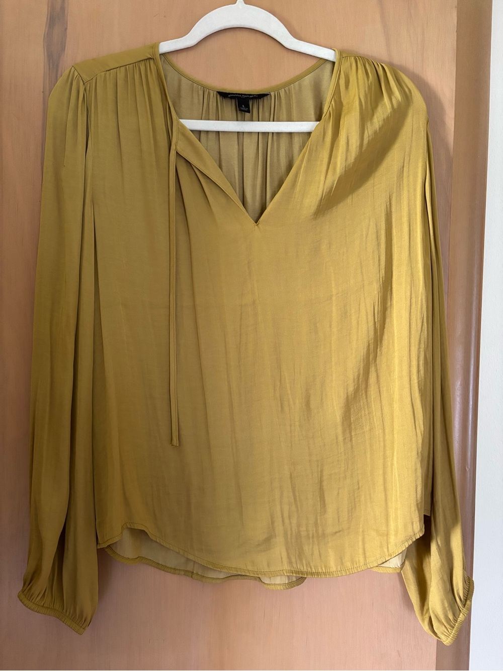 Banana Republic Factory Yellow Blouse